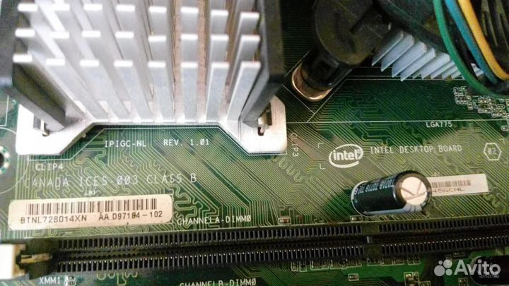 Intel D945gcnl S775, Pentium D,1GB RAM, Video