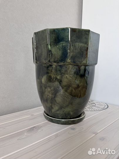 Цветочный горшок керамический новый