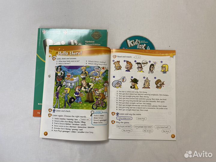 Kids Box 4/ комплект (AB,PB,CD) новый