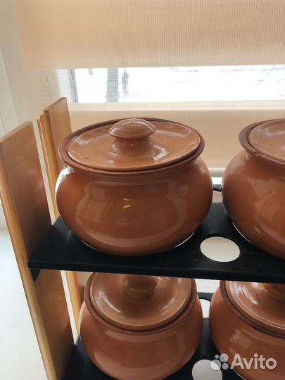 Горшочки для запекания керамические 6 штук