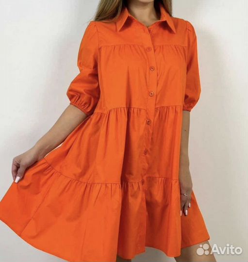 Платье женское летнее лен 42-48