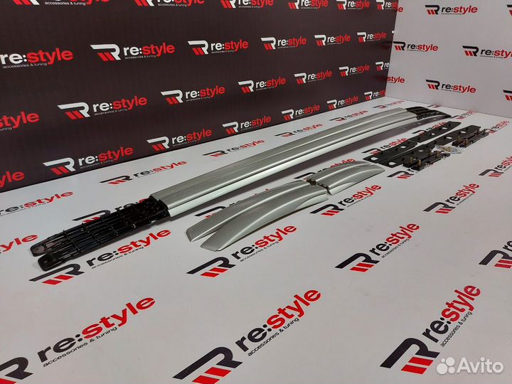 Рейлинги Mitsubishi Outlander с13г Серебро D2049