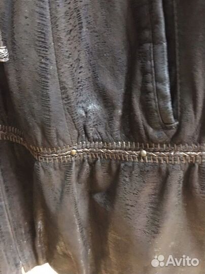 Куртка кожаная демисезон