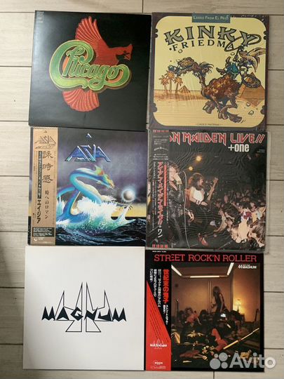 Рок винил 6 шт