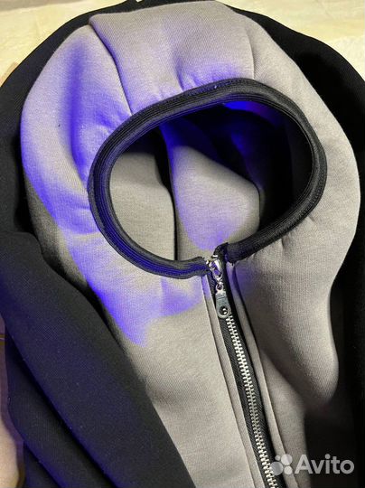 Corteiz худи балаклава стиль черная