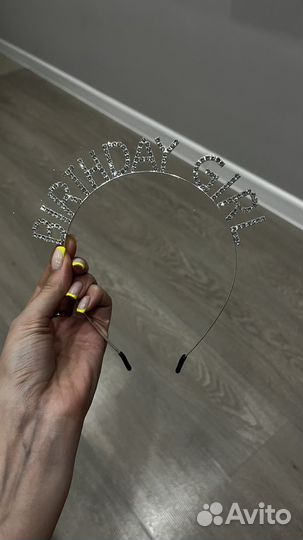 Ободок со стразами