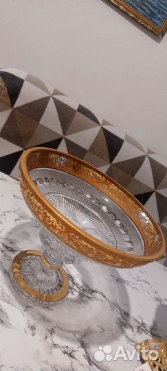 Ваза хрустальная