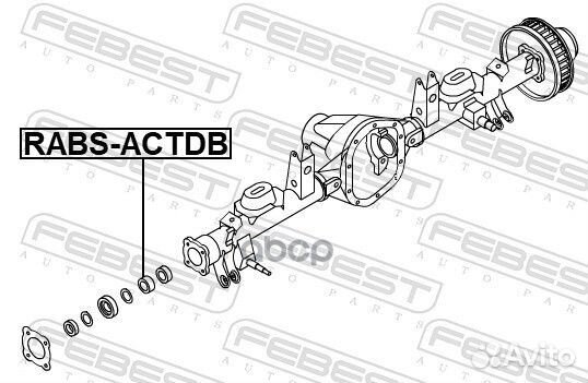 Кольцо ABS rabsactdb Febest