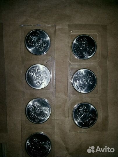 Монеты Сочи 25р в упаковке