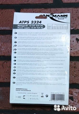 Блок питания для ноутбуков Ansmann atps 2324 Новый