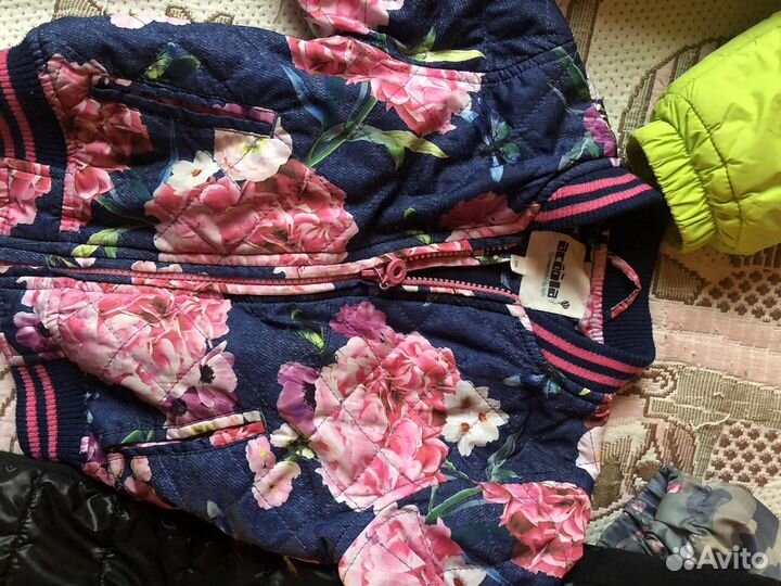 Куртки для девочки пакетом 110