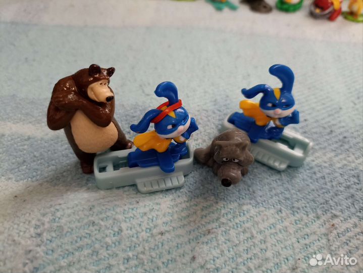 Киндер сюрприз angry birds кунг-фу панда Маша и ме