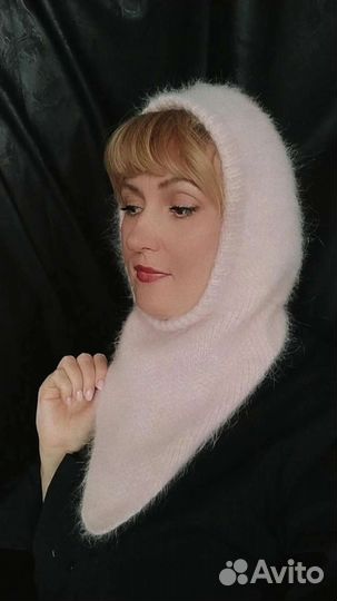 Капор Снуд капюшон пушистый