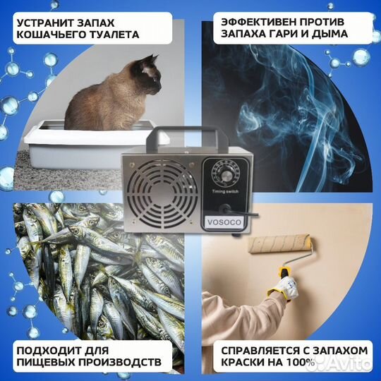 Озонатор промышленный. Полностью удаляет запахи