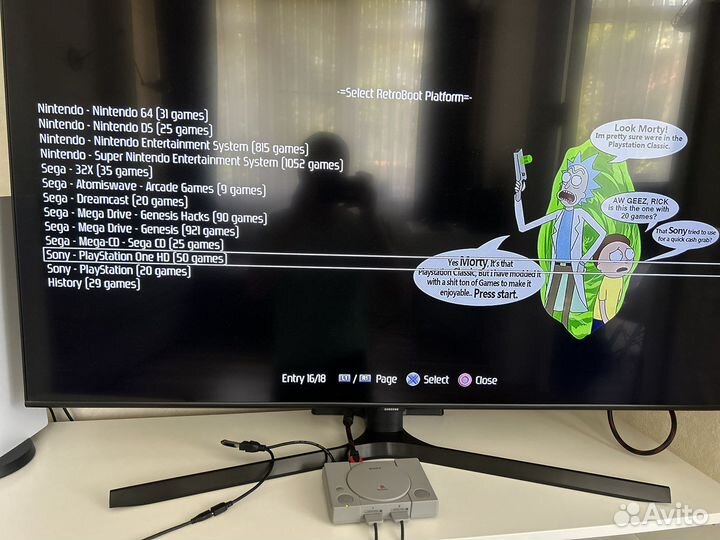 Sony playstation classic (прошитая)