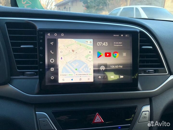 Магнитола Hyundai Elantra 6 AD Android