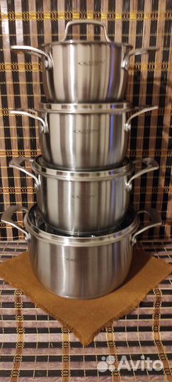 Кастрюли нержавеющие