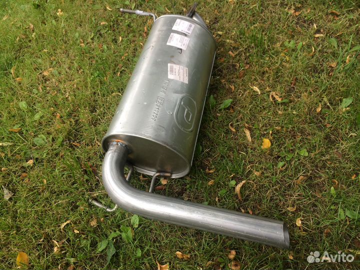 Глушитель задняя часть mitsubishi outlander1 4g64
