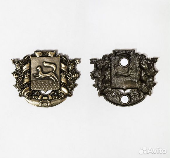 Набор из двух стаканов, сувенир из Уфы, высота 9,3