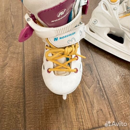 Коньки детские раздвижные 27 30