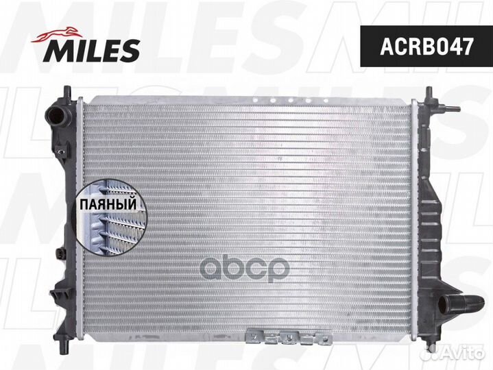 Радиатор GM matiz/spark 0.8/1.0 M/T 05- паяный