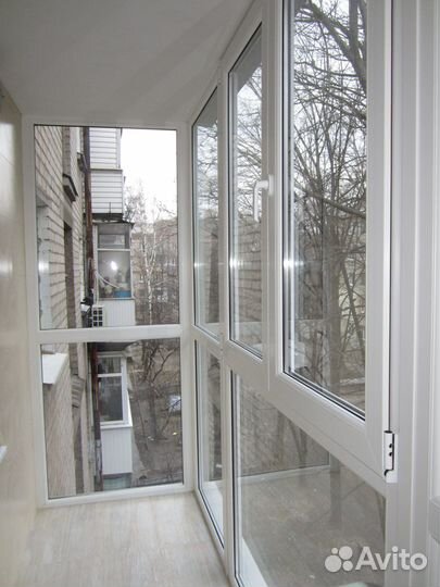Тёплое остекление балкона