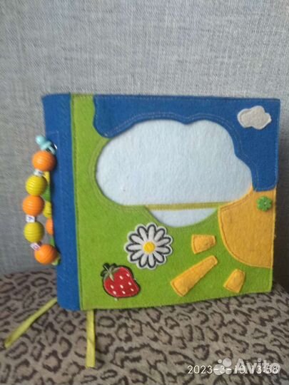 Развивающая книга из фетра