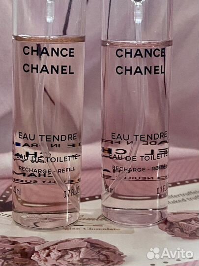 Chanel Chance eau Tendre 2 флакона