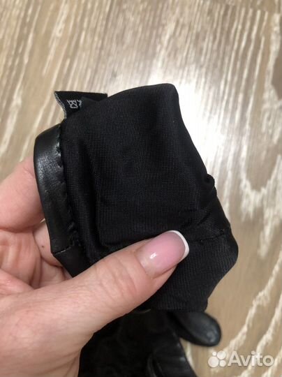 Перчатки женские кожаные 6.5