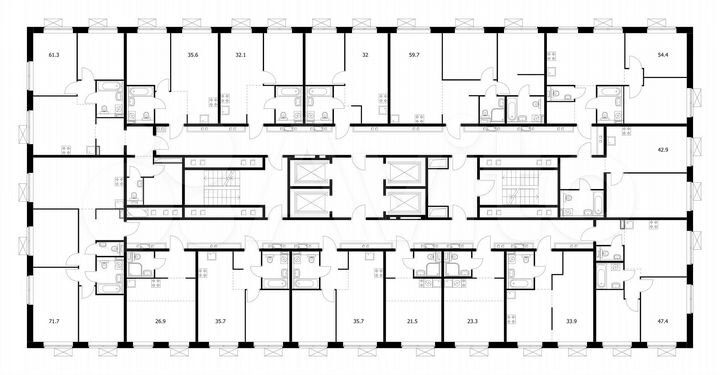 1-к. квартира, 35,7 м², 23/25 эт.