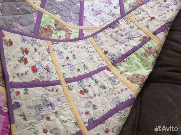 Одеяло ручной работы, размер 1.5*2