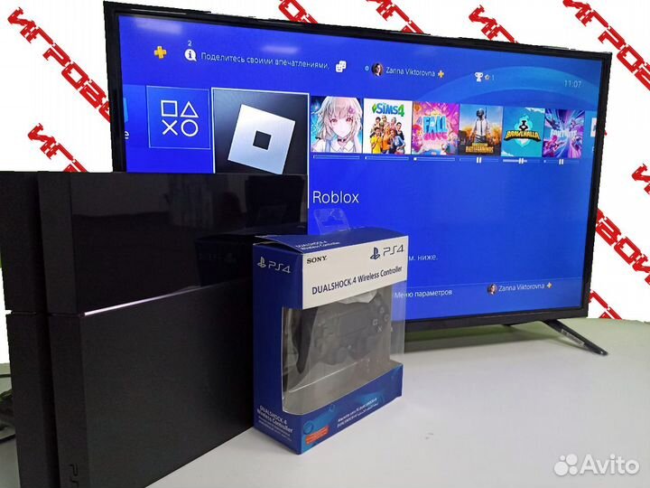 Sony PlayStation 4, Гарантия + Roblox