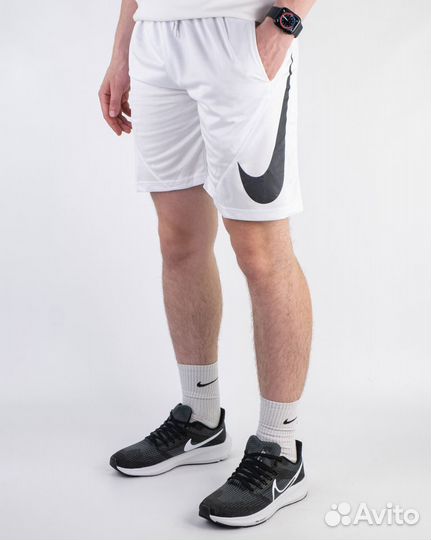 Шорты мужские Nike (699-100-4) (4XL, Белый)