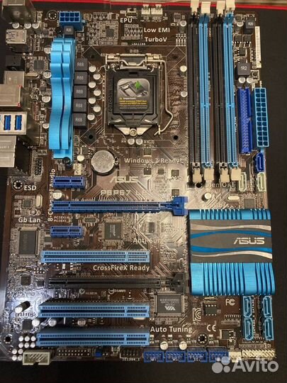 Материнская плата asus P8H67-LE уц
