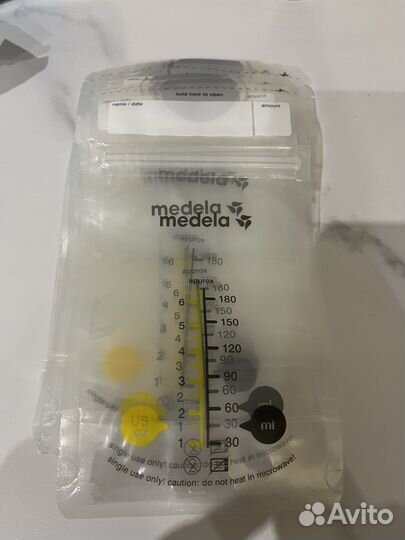 Пакеты одноразовые для хранения грудного молока