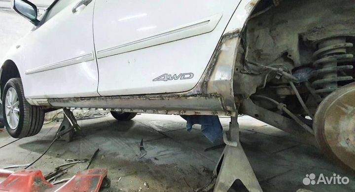 Пороги Renault Logan 1 Рено Логан 2