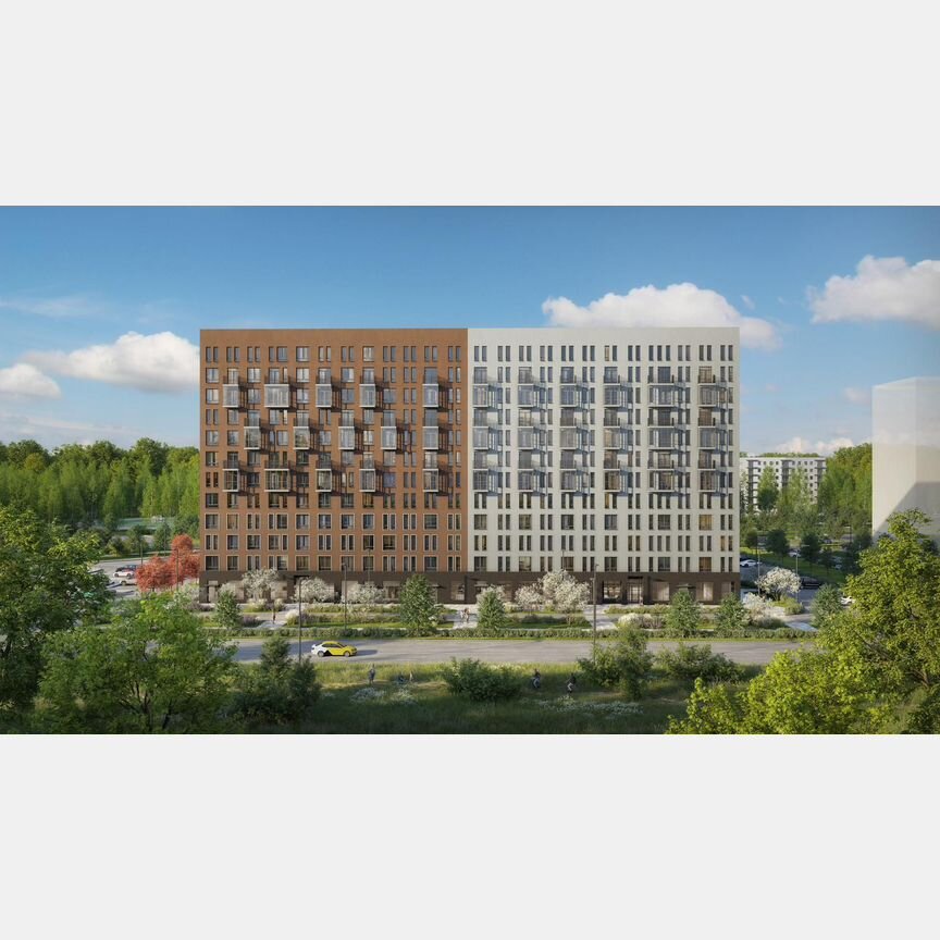 1-к. квартира, 44,4 м², 4/12 эт.