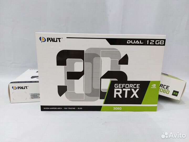 Видеокарта Palit nvidia GeForce RTX 3060 dual 12GB