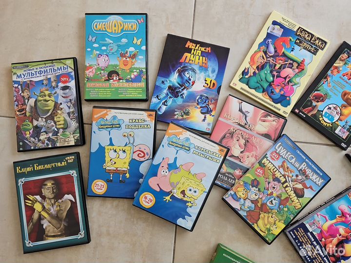 DVD диски мультики