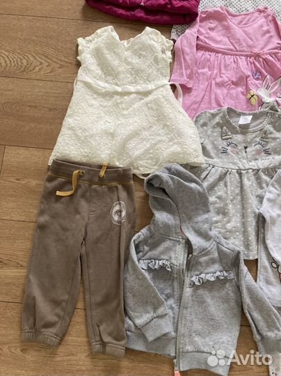 Одежда для девочки пакетом 80