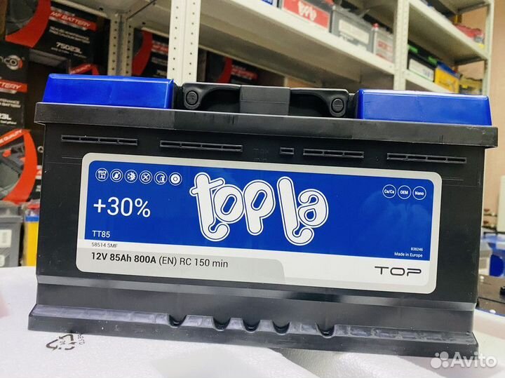 Аккумулятор 6ст 85 Ач Topla Top на Газель Некст