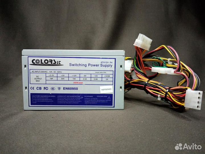 Блок питания colorsit ATX12V P4 350W