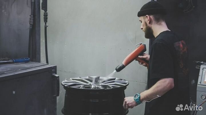 Порошковое окрашивание дисков