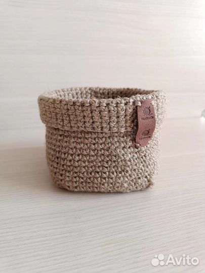 Подарки ручной работы корзинка из джута