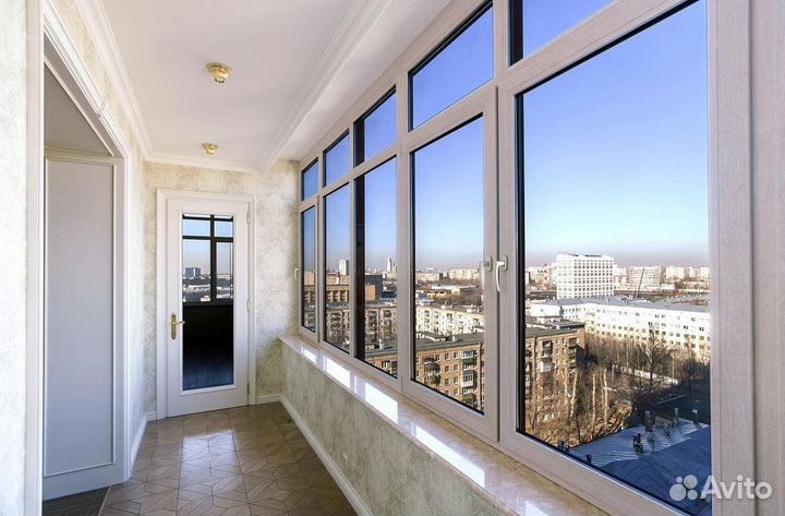 Остекление балконов, Пластиковые окна и двери