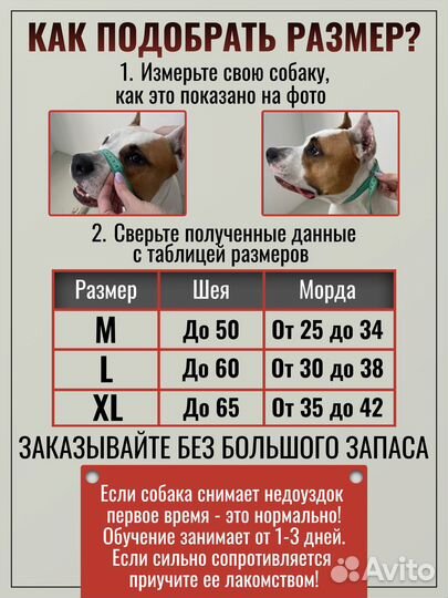 Недоуздок для собак(Новый)