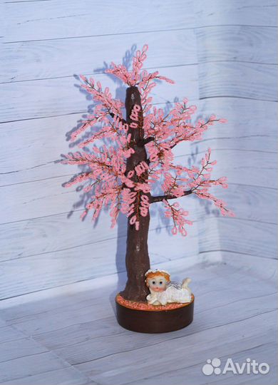 Деревья из бисера