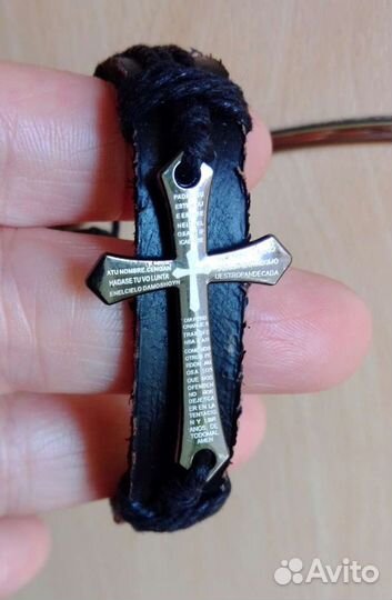 Браслет кожа