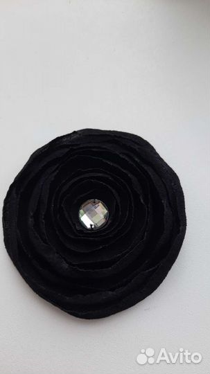 Чокер с цветком ручной работы