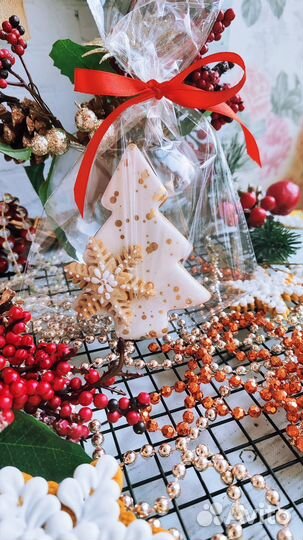 Имбирные пряники на новый год, новогодние